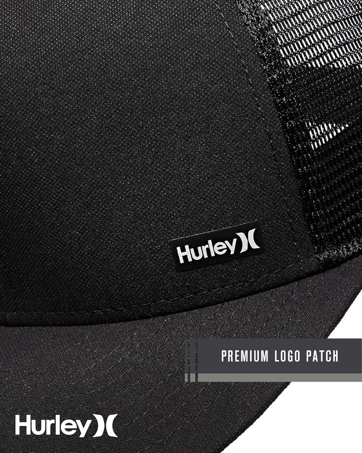Hurley Men's Caps - H2O-Dri League Baseball Caps for Men with Snapback