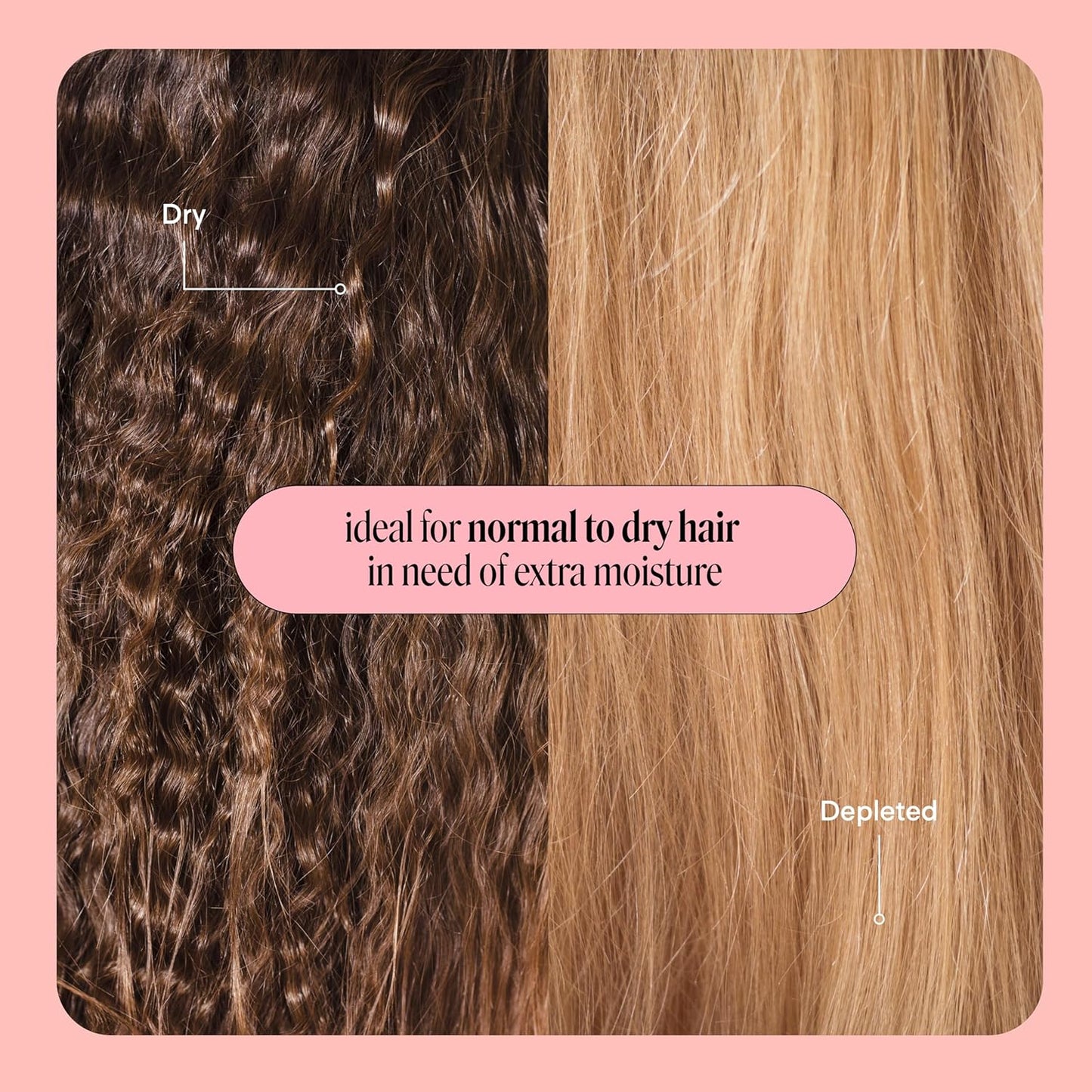 MONDAY HAIRCARE Moisture Shampoo + Conditioner Set for Dry, Coarse, St
