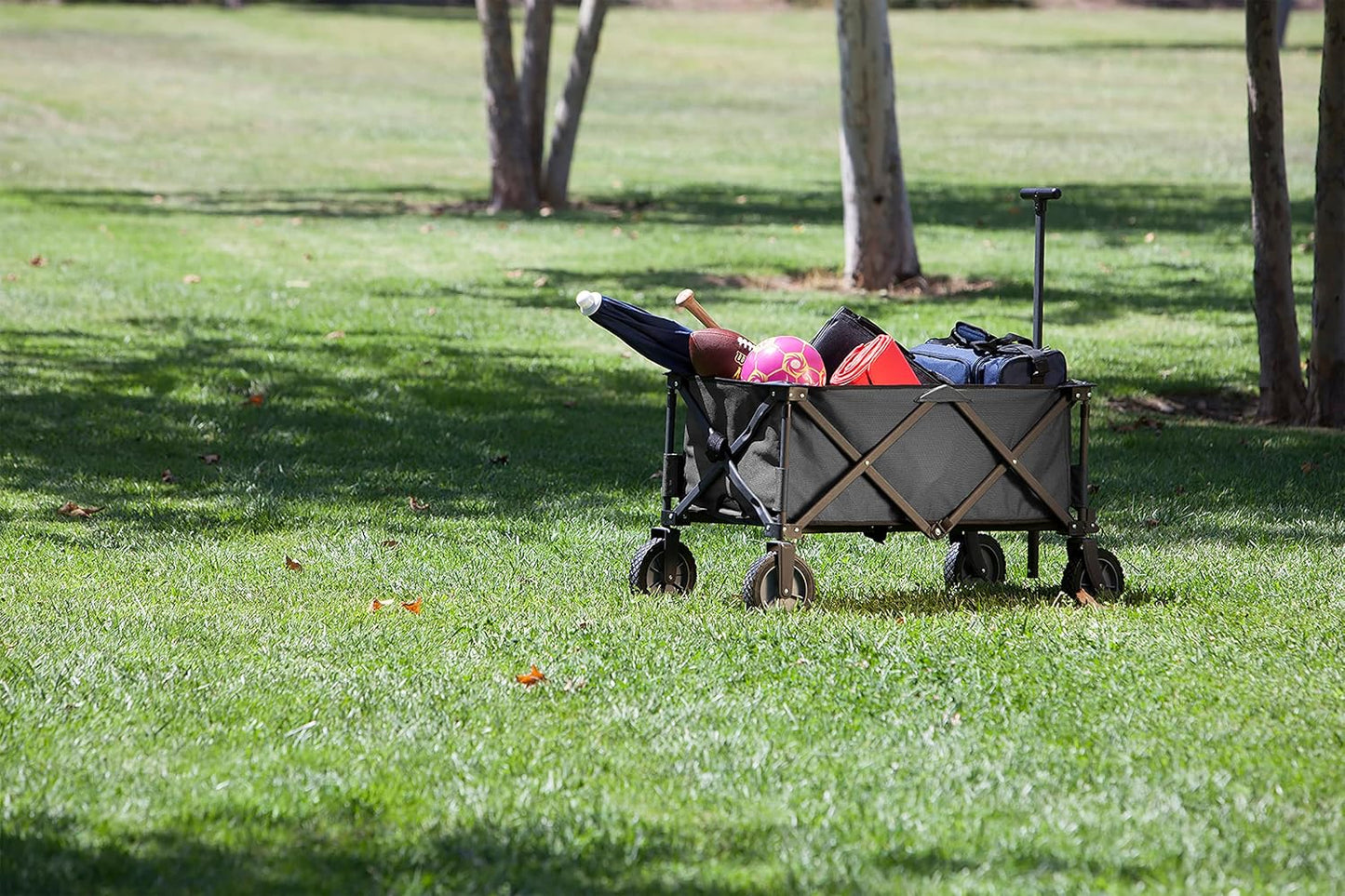 PICNIC TIME NHL Washington Capitals Adventure Wagon Folding Wagon - Wagon Cart - Sport Utility Wagon - Beach Wagon Collapsible