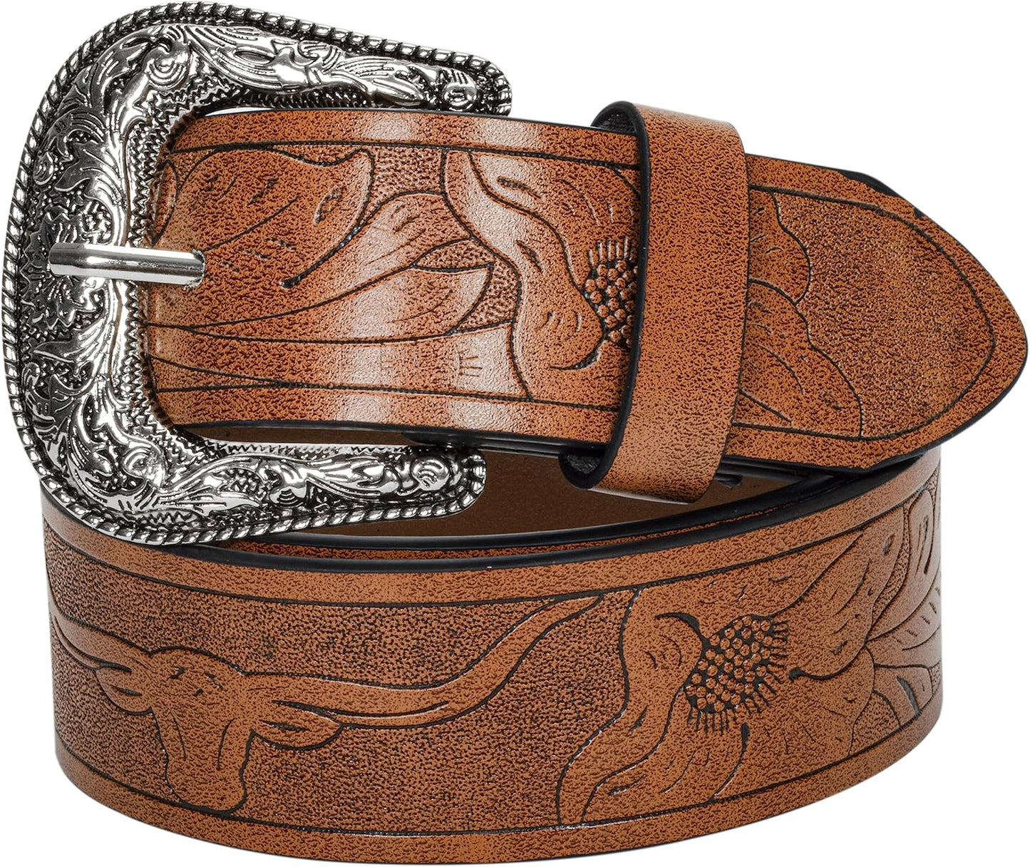 INOGIH Adjustable-Vintage-Western-Cowboy-Belt Women Men - Cowboy-Style