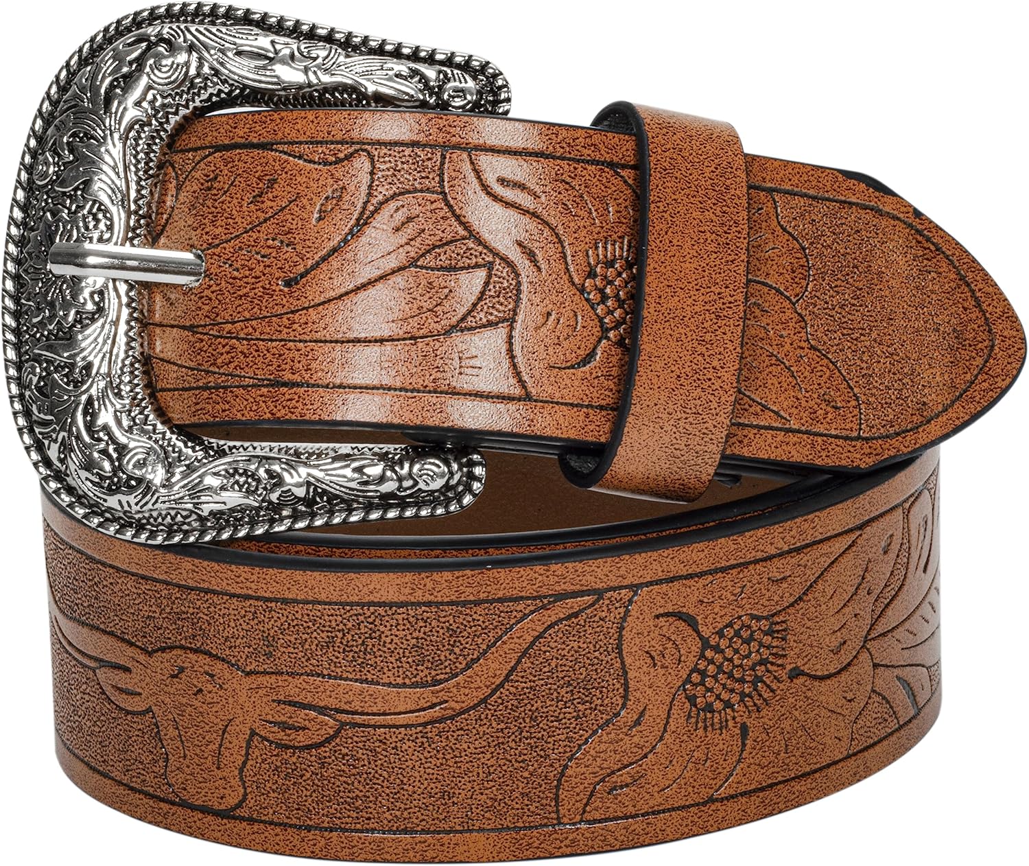 INOGIH Adjustable-Vintage-Western-Cowboy-Belt Women Men - Cowboy-Style
