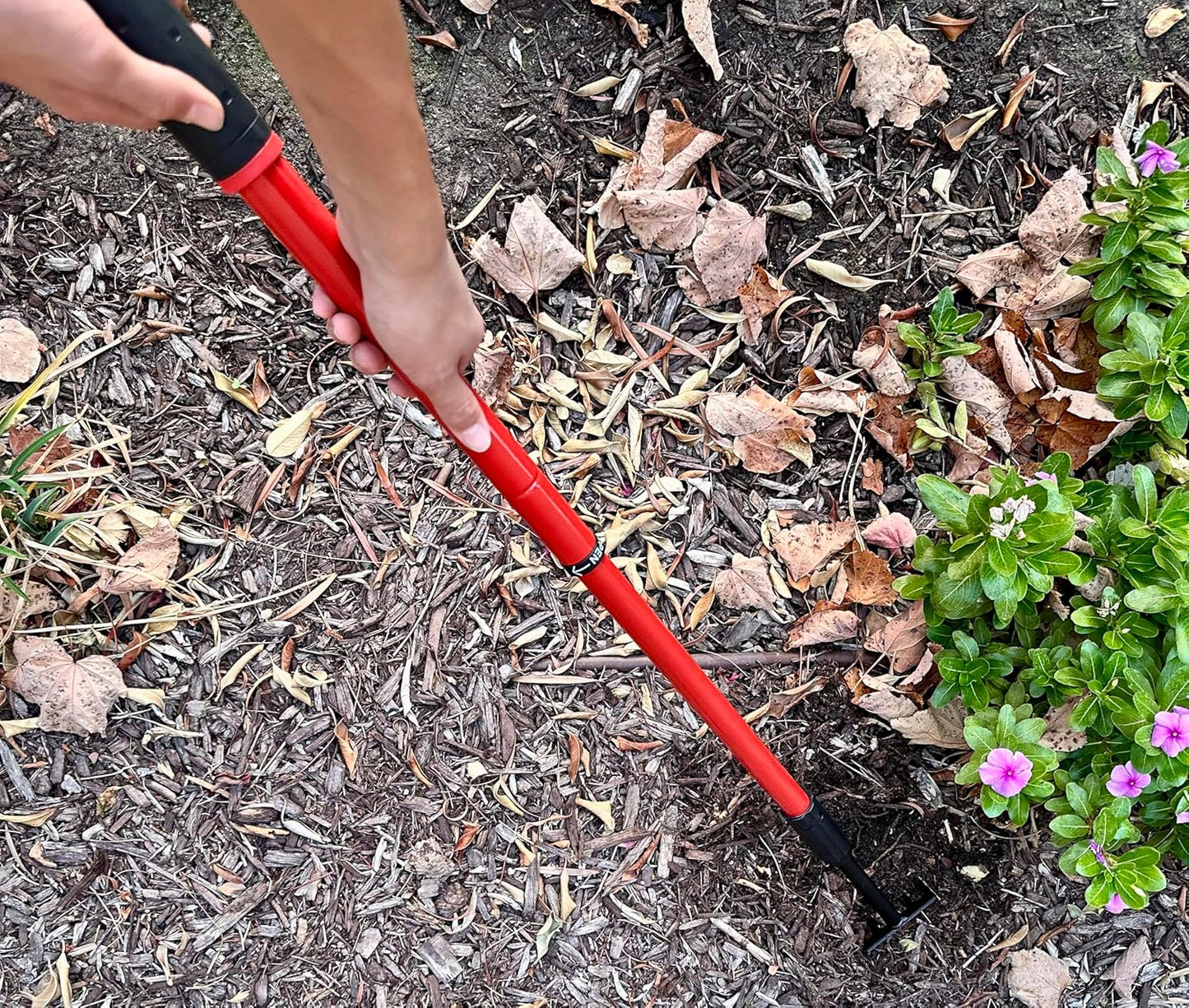 Corona GT 3070 Extendable Handle Cultivator, Yellow, 18"-32"