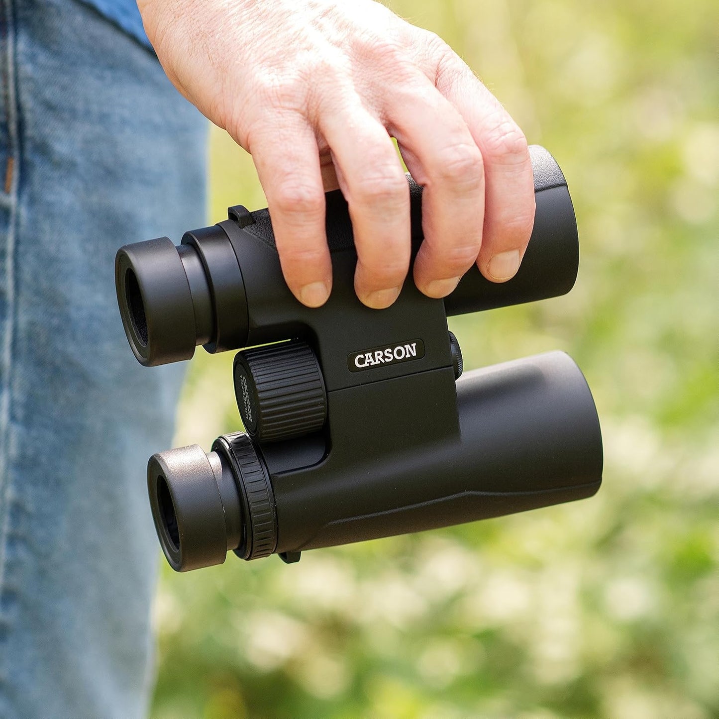 Carson Makalu 10x42mm Lightweight and Portable Full Sized Roof Prism Binoculars for Hunting, Bird Watching, Sporting Events, Sightseeing and Travel - Great for Kids and Adults, Black (MK-042)