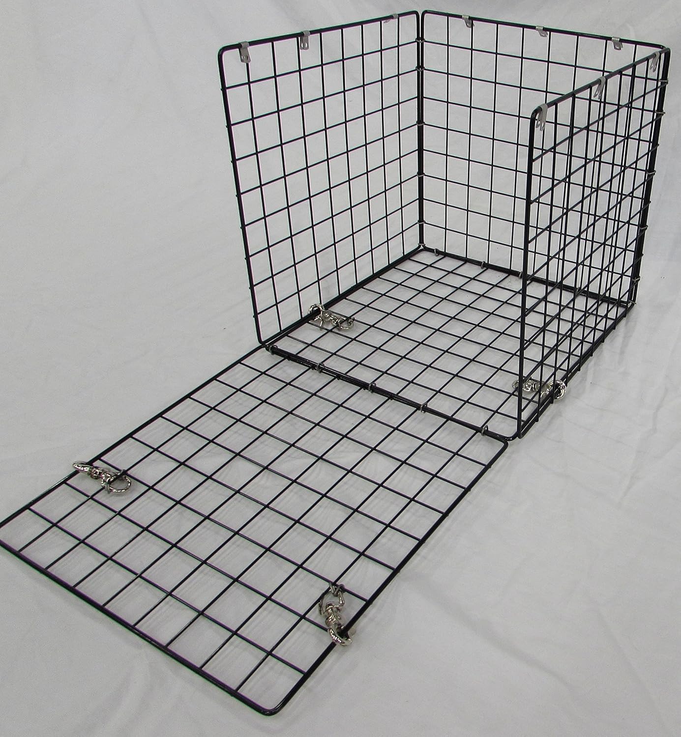 Deer Feeder Varmint Guard - Squirrel & Deer - Wildlife Feeder Protective Cage - Black Steel Bolt-On Feeder Guard