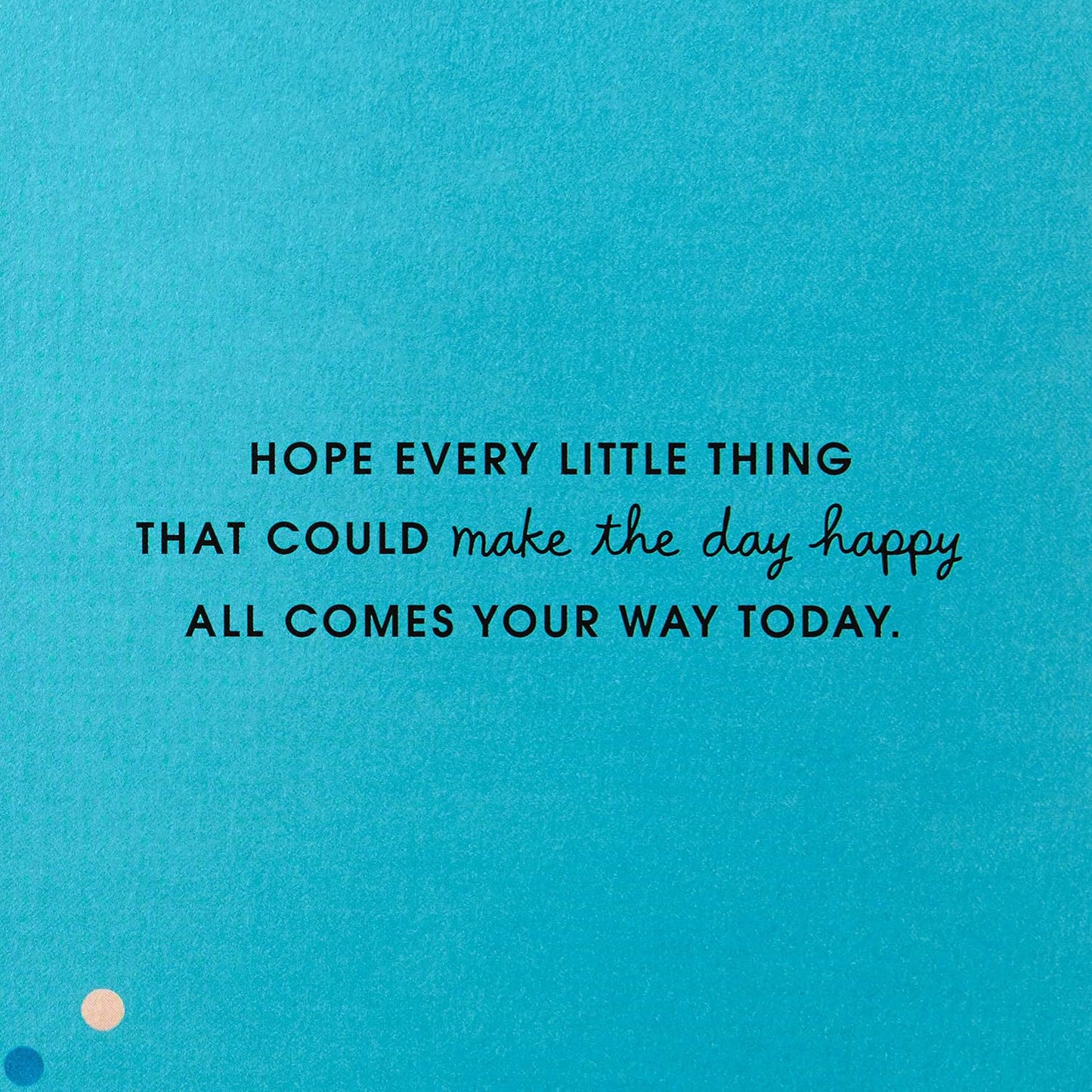 Hallmark Birthday Card (Envelope with Confetti)