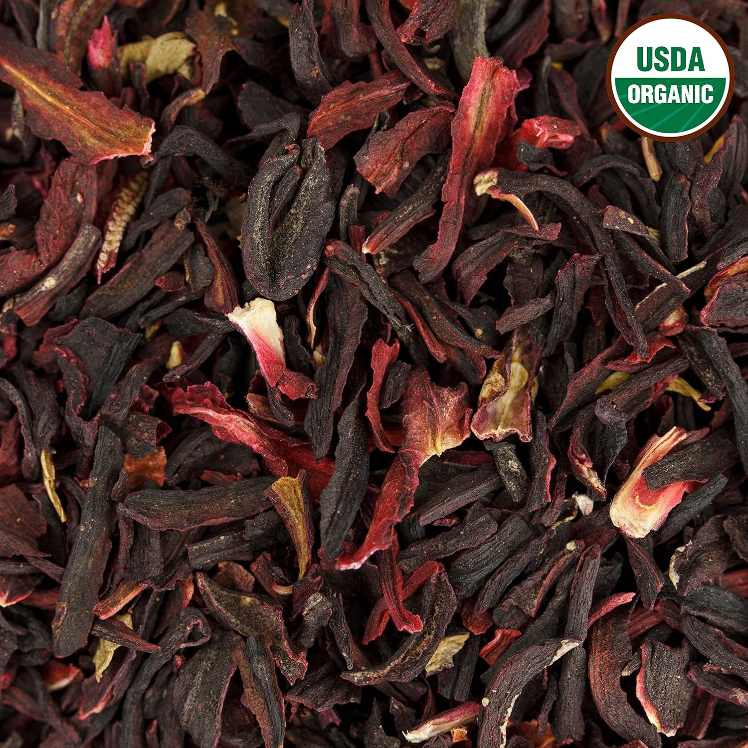Hibiscus Tea 1LB (16Oz) 100% CERTIFIED Organic Hibiscus Flowers Herbal