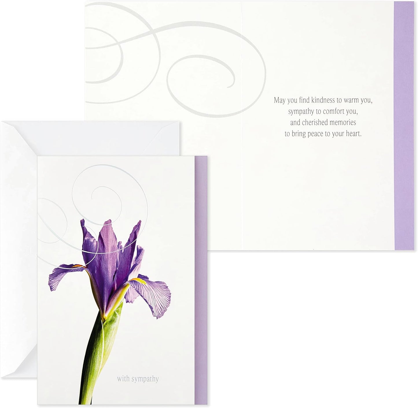 Hallmark Assorted Sympathy Cards (Flowers, 12 Cards and Envelopes)
