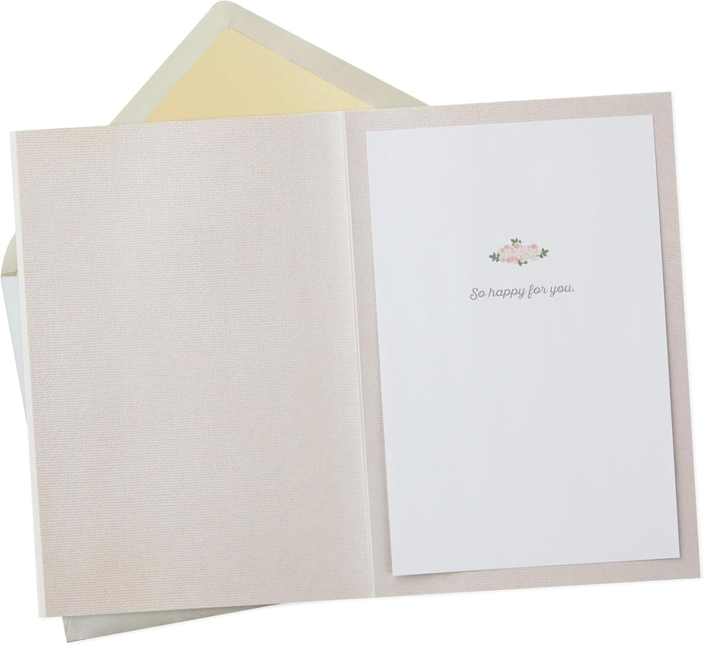 Hallmark Signature Wedding, Bridal Shower, or Engagement Card (Here Comes the Bride)