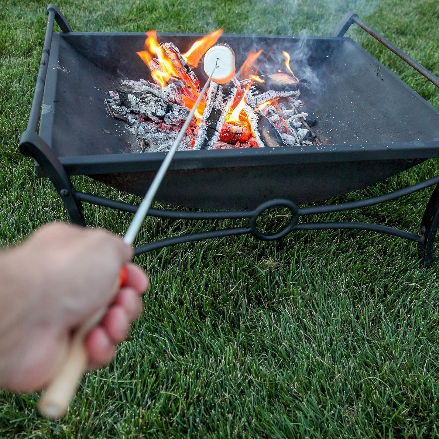 MalloMe Smores Sticks for Fire Pit Long - Marshmallow Roasting Sticks 