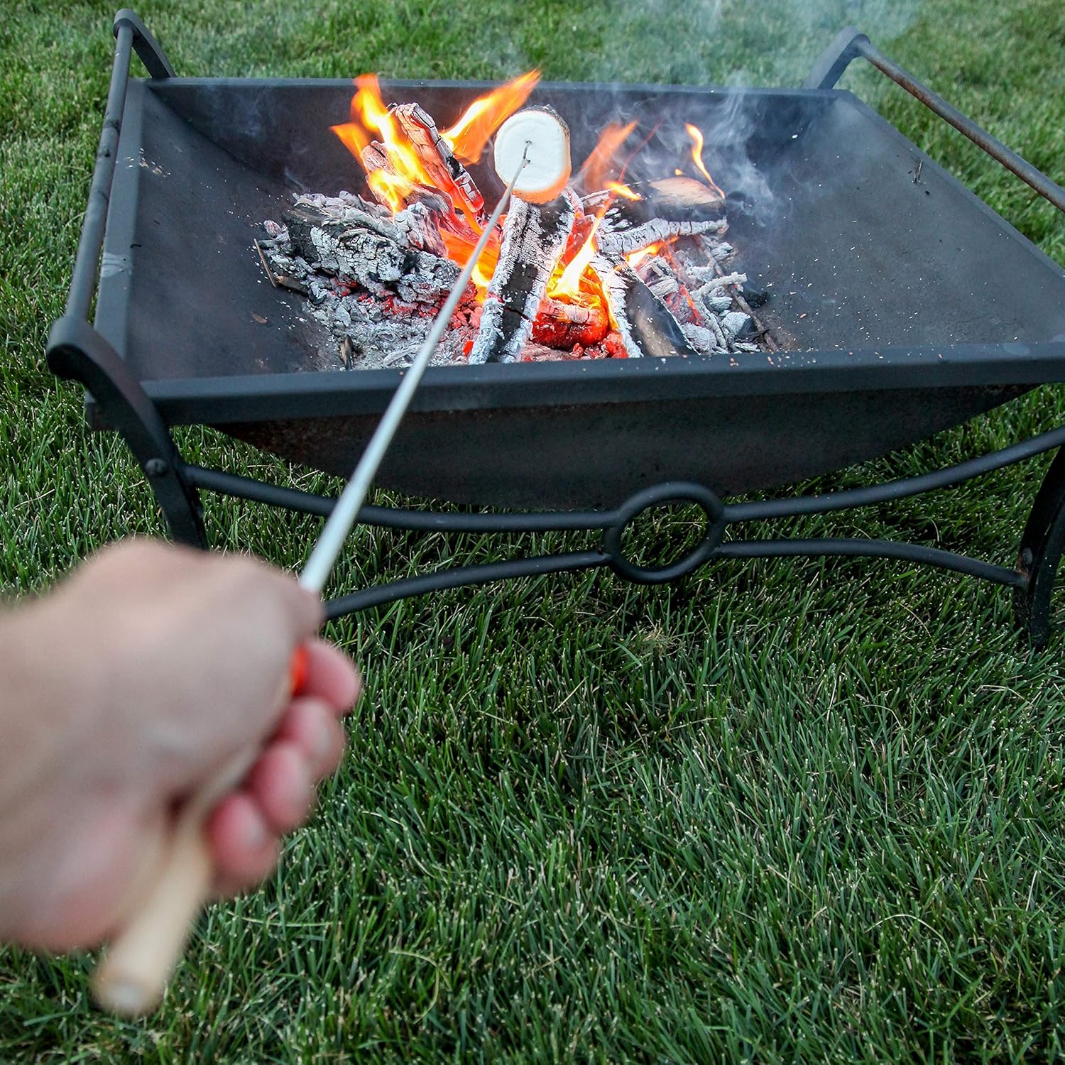MalloMe Smores Sticks for Fire Pit Long - Marshmallow Roasting Sticks 