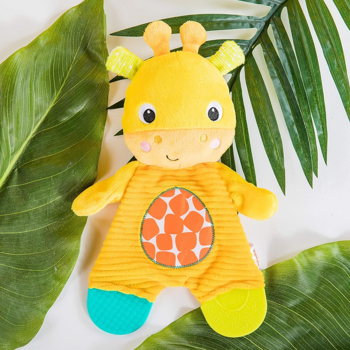 Bright Starts Snuggle & Teethe BPA-Free Crinkle Teething Plush Baby To